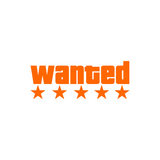 Sticker Wanted - 8x3CM