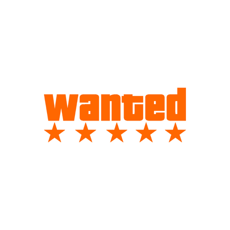 Sticker Wanted - 8x3CM