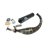 KRM Uitlaat Zwart 70-78cc Derbi