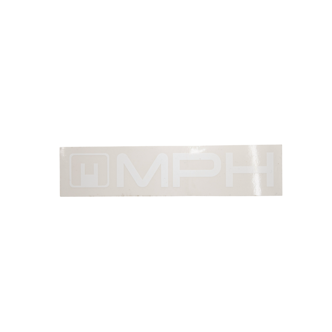 Sticker mph black / white