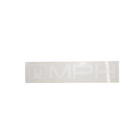 Autocollant mph noir / blanc