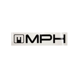 Sticker mph black / white