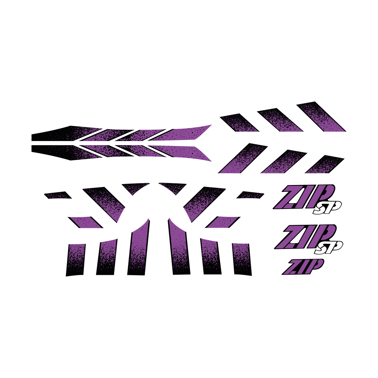 Sticker set Piaggio ZIP SP H2O