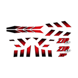 Sticker set Piaggio ZIP SP H2O