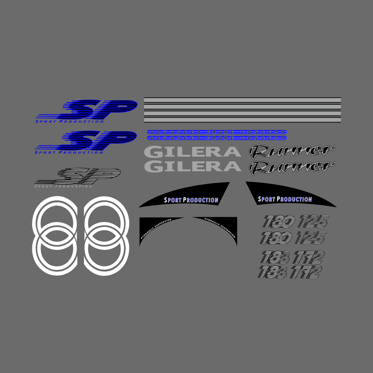 SET SEGGIO SET GILERA RUNNER 125-180CC 2 SPI