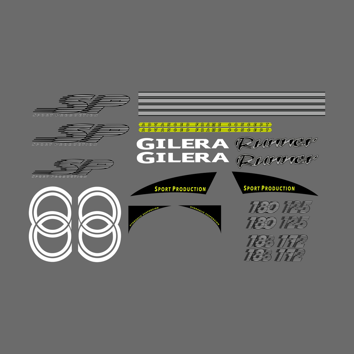 SET SEGGIO SET GILERA RUNNER 125-180CC 2 SPI