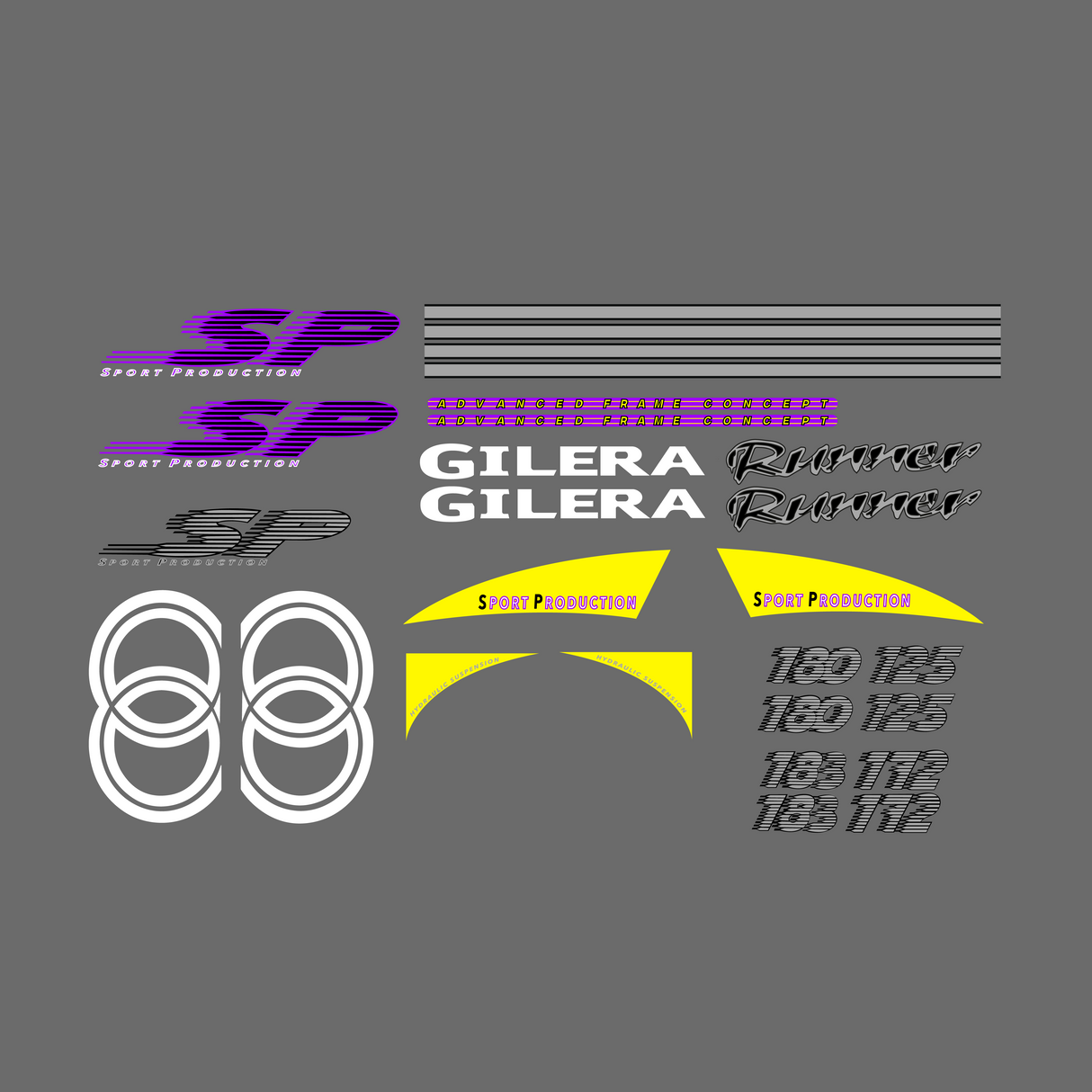 SET SEGGIO SET GILERA RUNNER 125-180CC 2 SPI