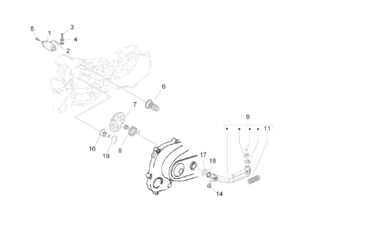 Piaggio Zip 50cc 2 Takt 2000-2016 – Startmotor Kickstart