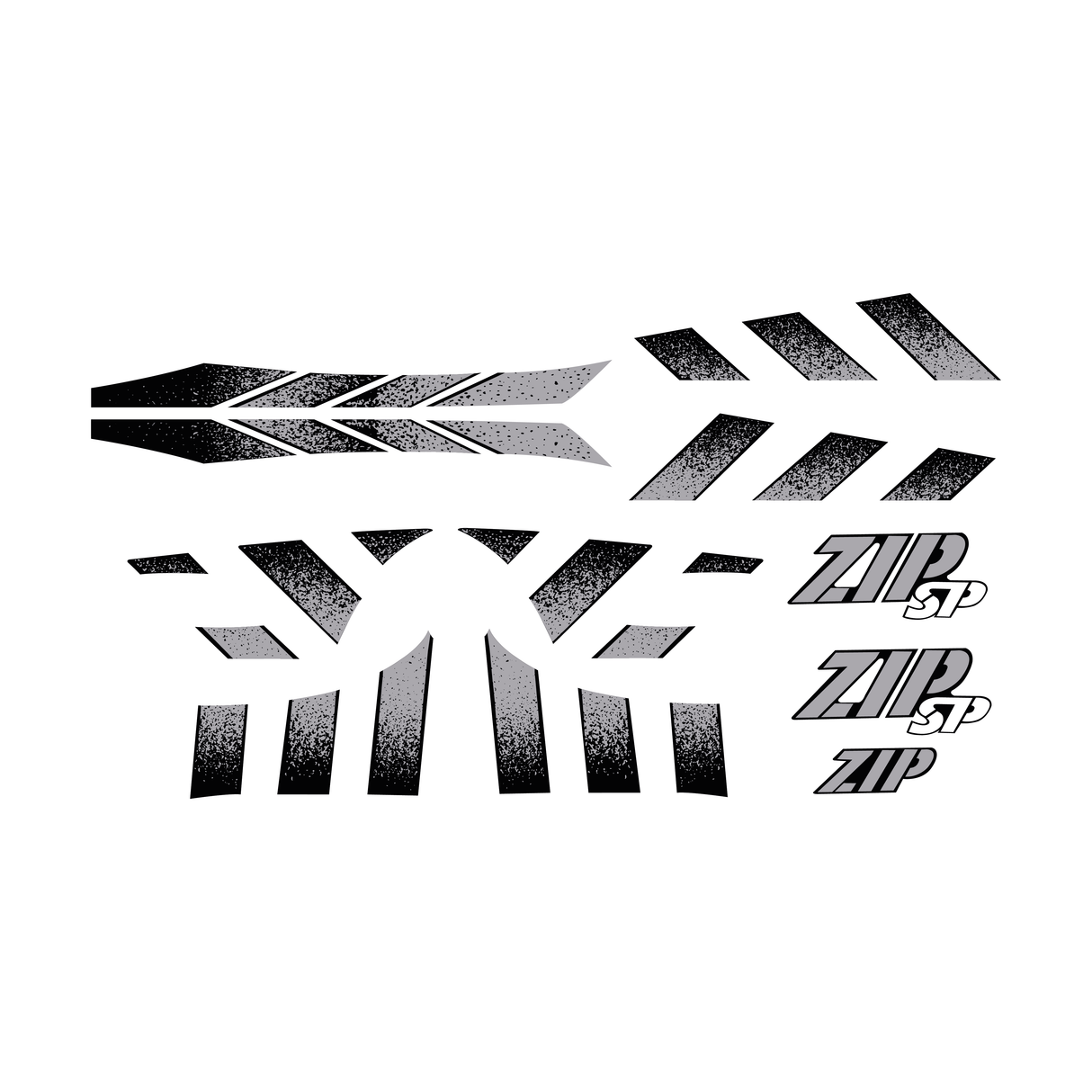 Sticker set Piaggio ZIP SP H2O