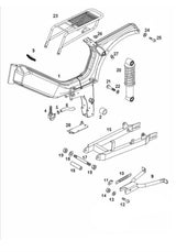 Tomos A35 – Frame Standard Tomos Standard Ex E Start 2 Stroke