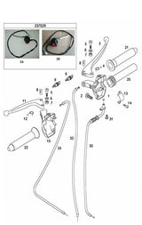 Tomos A35 – Steering parts Tomos Standard Ex E Start 2 Stroke