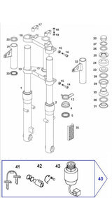 Tomos A35 – Front fork Tomos Standard Ex E Start 2 Stroke