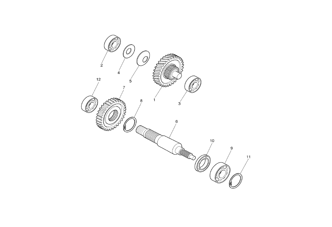 Yamaha Aerox 100 2T 2002 E1 2000-2002 - Transmissie