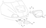 Vespa LX 50 2T – Éclairage arrière