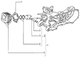 Vespa LX 50 2T – Cylindre Piston Axe de Piston
