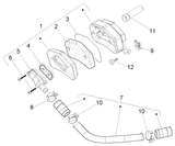Vespa LX 50 2T – Boîtier de filtre à air