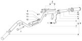 Vespa LX 50 2T – Partage de guidon