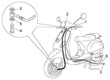 Vespa LX 50 4T – Câble Bowden Conduite de frein