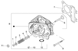 Vespa LX 50 4T – Pièces de soupapes de culasse