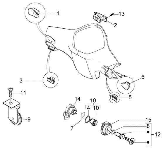 Vespa LX 50 4T – Electrische Delen2