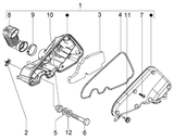 Vespa LX 50 4T – Filtre à air