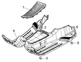 Vespa LX 50 4T – Marchepied