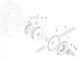 Vespa Sprint 50 25 kmh E5 2020 – Aandrijfkoppeling