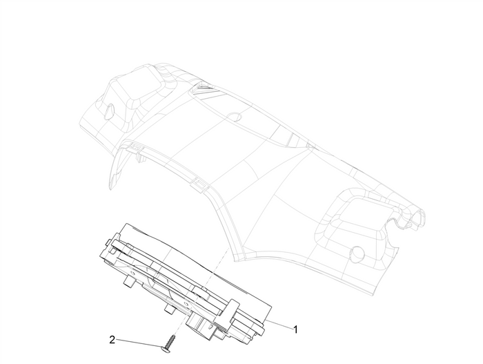 Vespa Sprint 50 25 kmh E5 2020 – Cockpit Imstrumenten