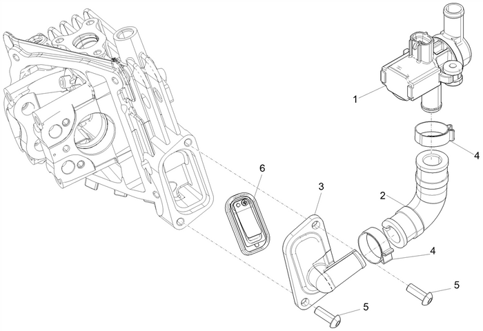 Vespa Sprint 50 25 kmh E5 2020 – Luchtfilterhuis