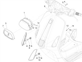 Vespa Sprint 50 25 kmh E5 2020 – Voorlichten Knipperlichten