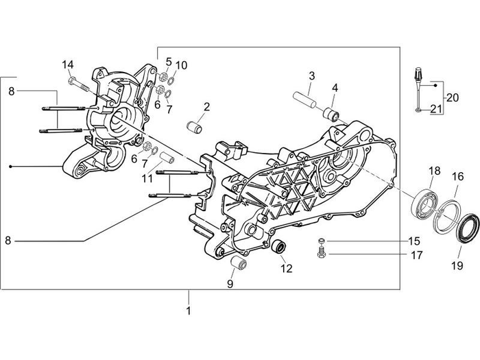 Vespa Sprint 50 2T NOABS E2 2014-2017 – Carter