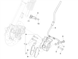Vespa Sprint 50 2T NOABS E2 2014-2017 – Remslangen Remklauwen