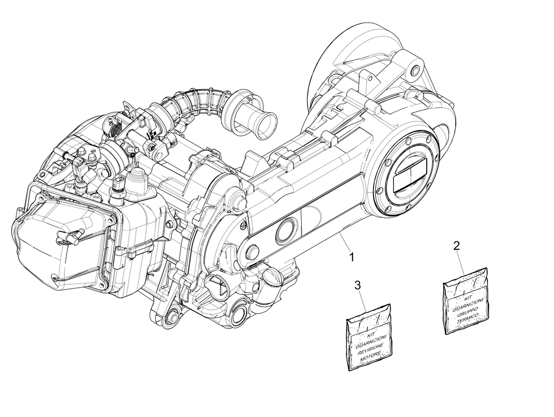 Vespa Sprint 50 4T-3V E4 2017 - 2020 – Motor Compleet