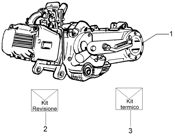 Vespa Sprint 50 4T 2V 25 kmh NOABS E2 2014-2017 – Motor Compleet