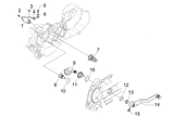 Vespa Sprint 50 4T 2V 25 kmh NOABS E2 2014-2017 – Startmotor Elektrische Starter