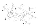 Vespa Sprint 50 4T 3V 25 kmh E4 2017-2020 – Motorophanging