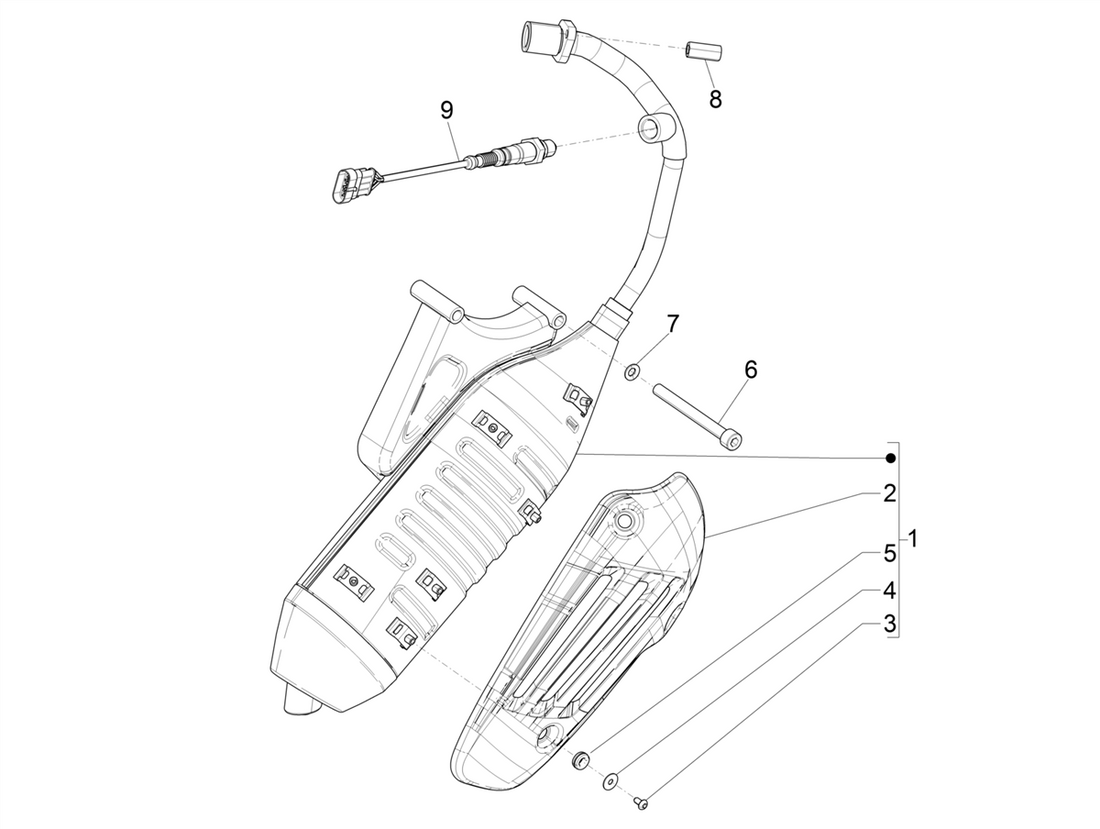 Vespa Sprint 50 4T 3V 25 kmh E4 2017-2020 – Nademper