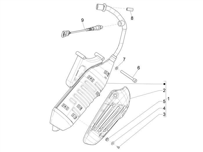 Vespa Sprint 50 4T 3V 25 kmh E4 2017-2020 – Nademper