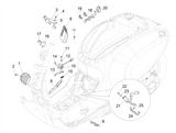 Vespa Sprint 50 4T 3V 25 kmh E4 2017-2020 – Spanningsregelaar Cdi Bobine