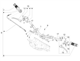Vespa Sprint 50 4T 3V 25 kmh E4 2017-2020 – Stuur Hoofdremcilinder