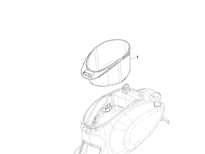 Vespa Sprint 50 4T 3V E5 2020 – Helmbakdelen