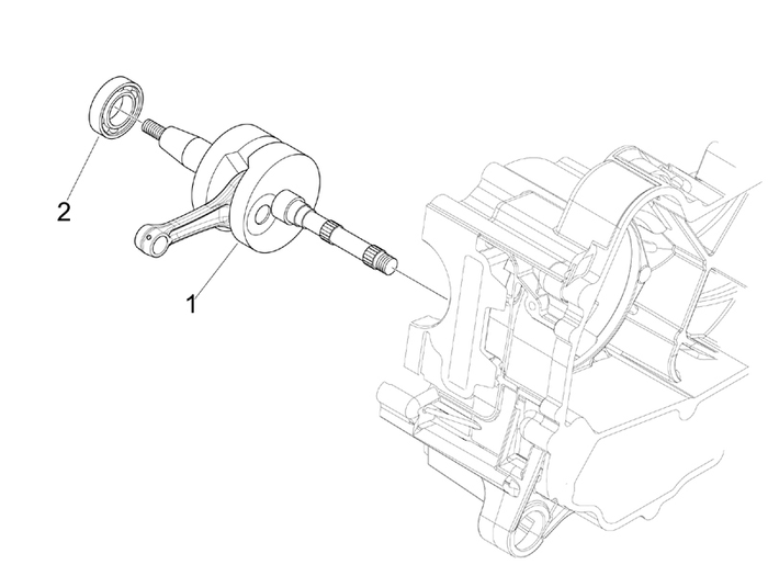 Vespa Sprint 50 4T 4V NOABS E2 2014-2017 – Krukas