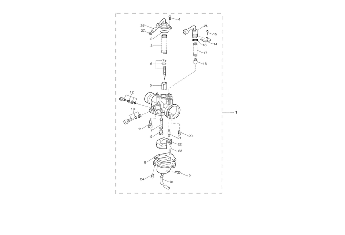 Yamaha Aerox 100 2T – Carburateur Automatische Start