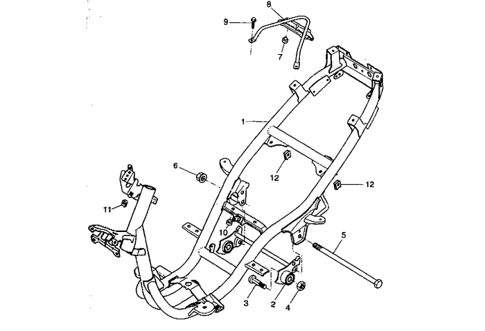 Yamaha Aerox 50 R – Frame