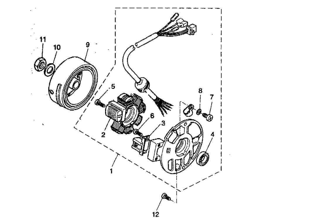 Yamaha Aerox 50 R – Ontsteking