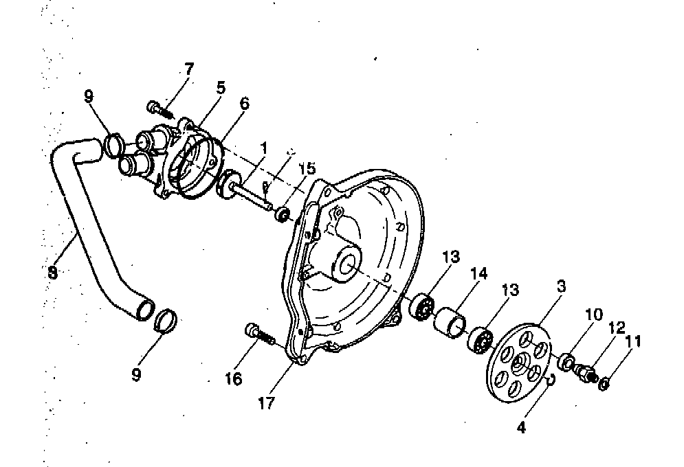 Yamaha Aerox 50 R – Waterpomp