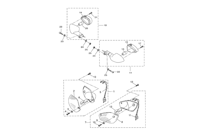 Yamaha Aerox 50 R Facelift – Knipperlicht