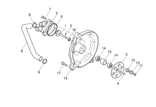 Yamaha Aerox 50 SP – Waterpomp