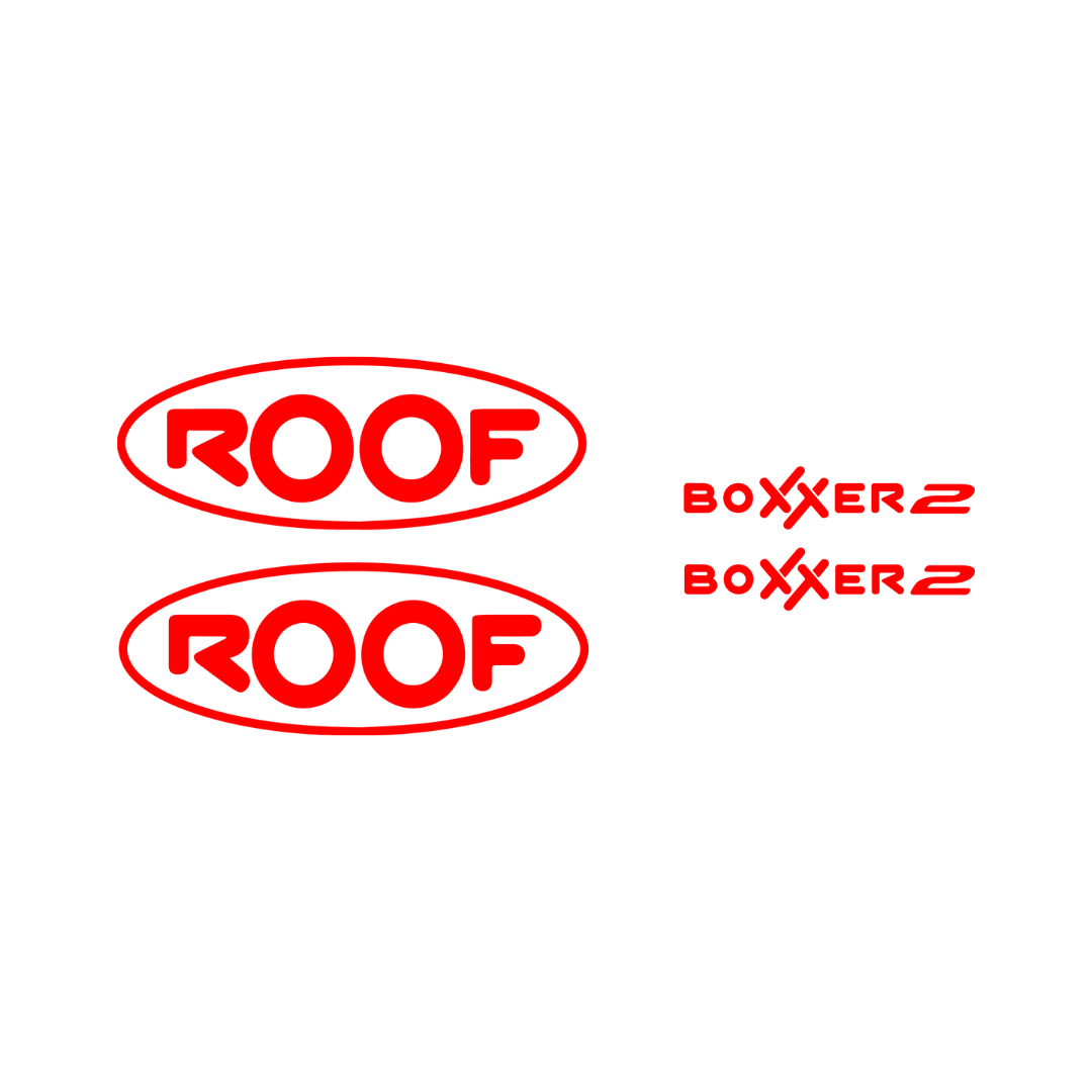 Sticker Set Boxer 2 Helm