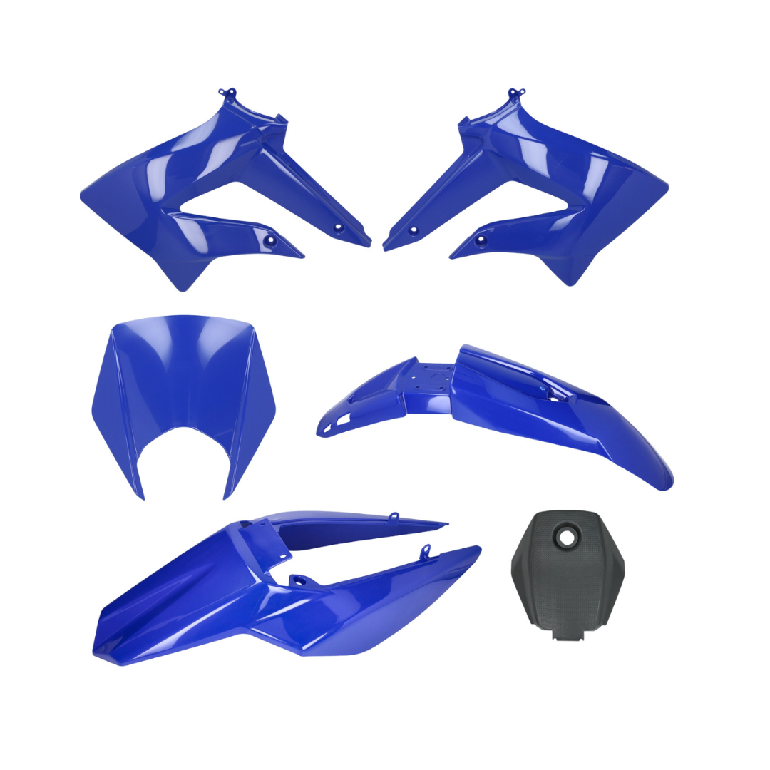 Kappenset Blauw 6-Delig Derbi Senda DRD / X-Treme